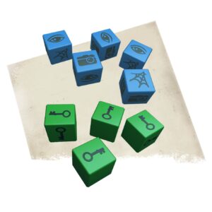 Dice Set #1 - Clue and Key Dice